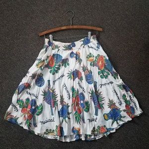 Tropical "Hawaii. Musical" Skirt